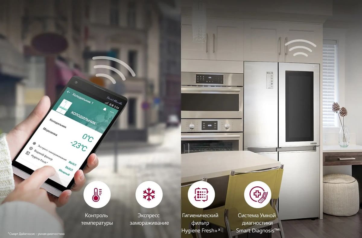 Как подключить холодильник LG к Wi-Fi